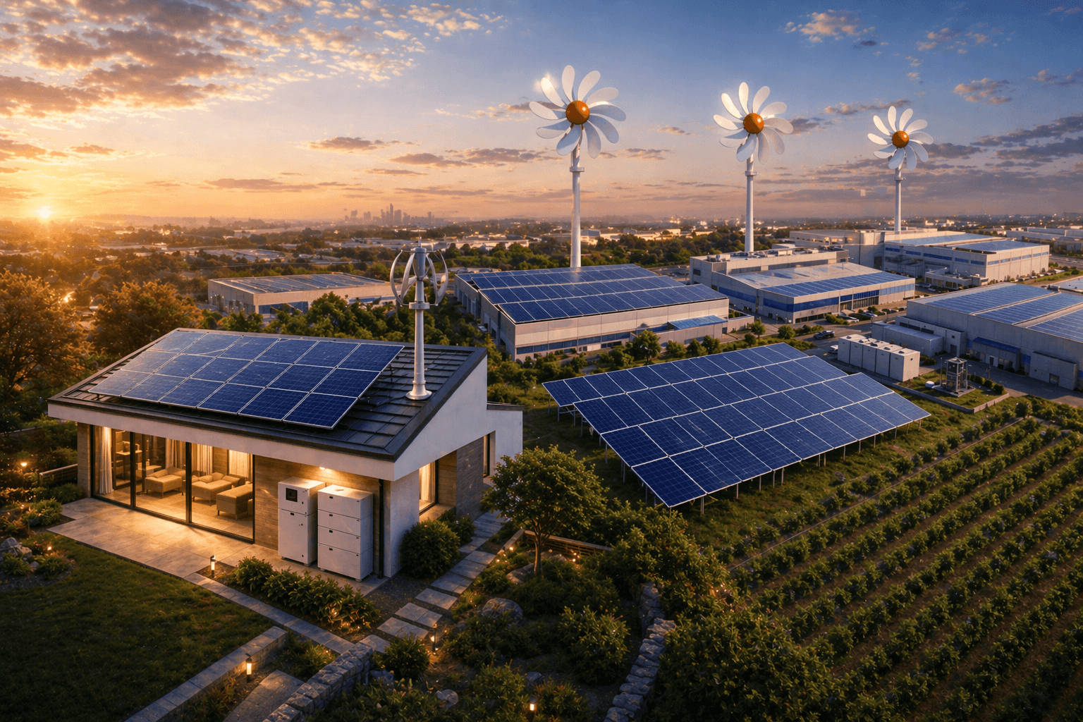 AeroSun Energy manufacturing facility showcasing precision forming and assembly of hybrid energy systems